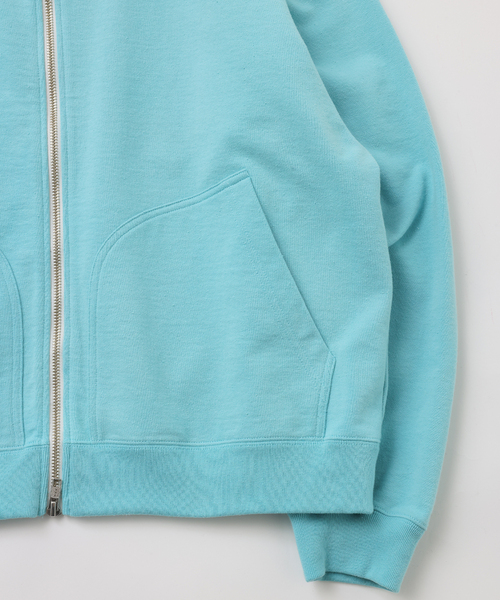 UNFOLLOW(アンフォロー)の「【FOLL / フォル】antique washed nep sweat zip jacket(その他アウター・メンズ・ブルー系その他/ブラック・3/2)」の4枚目の写真