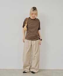 WHIMSIC（ウィムジック）の「【UNISEX/2サイズ展開】ボーダーTシャツ（Tシャツ/カットソー）」