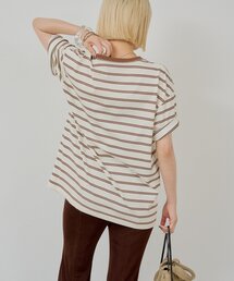 WHIMSIC | 【UNISEX/2サイズ展開】ボーダーTシャツ(Tシャツ/カットソー)