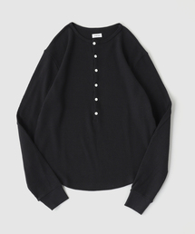JIEDA | JIEDA / ジエダ WAFFLE HENRY NECK L/S(Tシャツ/カットソー)
