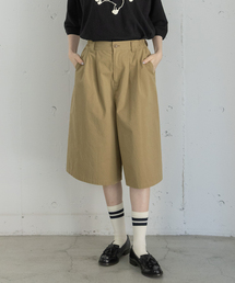 ツータックハーフパンツ