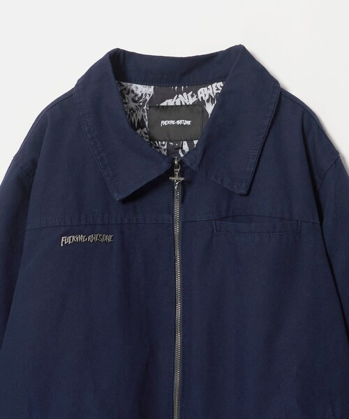 FUCKING AWESOME(ファッキングオーサム)の「<FUCKING AWESOME> Zip Workshirt/シャツジャケット(ブルゾン・メンズ・ネイビー・M/L)」の3枚目の写真