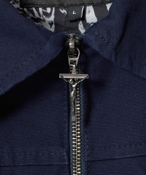 FUCKING AWESOME(ファッキングオーサム)の「<FUCKING AWESOME> Zip Workshirt/シャツジャケット(ブルゾン・メンズ・ネイビー・M/L)」の8枚目の写真