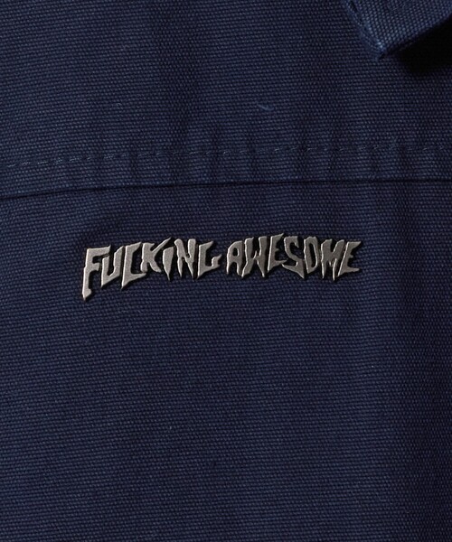 FUCKING AWESOME(ファッキングオーサム)の「<FUCKING AWESOME> Zip Workshirt/シャツジャケット(ブルゾン・メンズ・ネイビー・M/L)」の10枚目の写真