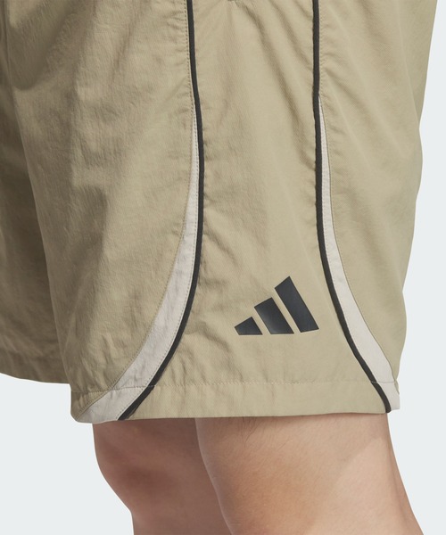adidas(アディダス)の「ブランド ラブ ルーズフィット ライトウーブン 8インチ ショーツ / ハーフパンツ / アディダス adidas(その他パンツ・メンズ・ベージュ系その他・XX-LARGE/3XL/LARGE/MEDIUM/SMALL/X-LARGE/X-SMALL)」の4枚目の写真