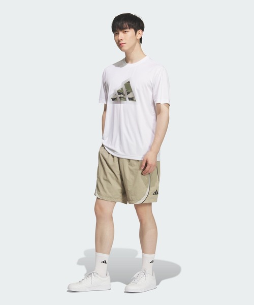 adidas(アディダス)の「ブランド ラブ ルーズフィット ライトウーブン 8インチ ショーツ / ハーフパンツ / アディダス adidas(その他パンツ・メンズ・ベージュ系その他・XX-LARGE/3XL/LARGE/MEDIUM/SMALL/X-LARGE/X-SMALL)」の3枚目の写真