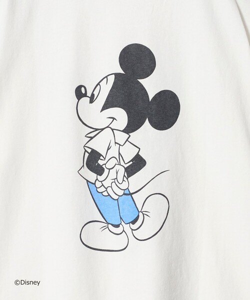 A DAY IN THE LIFE UNITED ARROWS(アデイインザライフユナイテッドアローズ)の「MICKY プリントTシャツ オフホワイト<A DAY IN THE LIFE>(Tシャツ/カットソー・レディース・オフホワイト・FREE)」の4枚目の写真