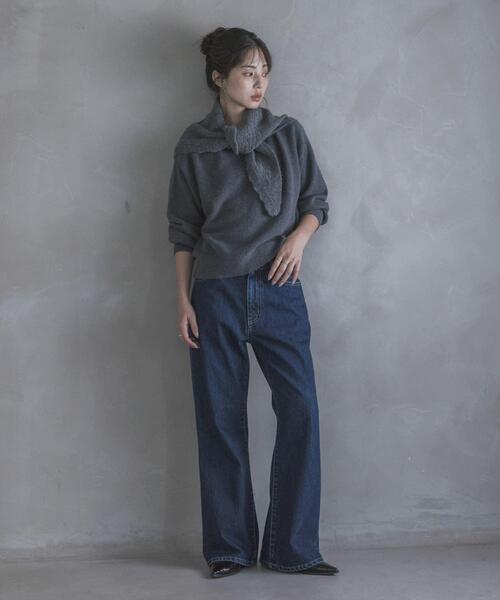 URBAN RESEARCH Sonny Label（アーバンリサーチサニーレーベル）の「ブーツカットデニム（デニムパンツ・レディース・インディゴブルー/ライトインディゴブルー・34/36/38）」の7枚目の写真