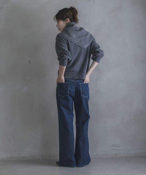 URBAN RESEARCH Sonny Label（アーバンリサーチサニーレーベル）の「ブーツカットデニム（デニムパンツ・レディース・インディゴブルー/ライトインディゴブルー・34/36/38）」の9枚目の写真