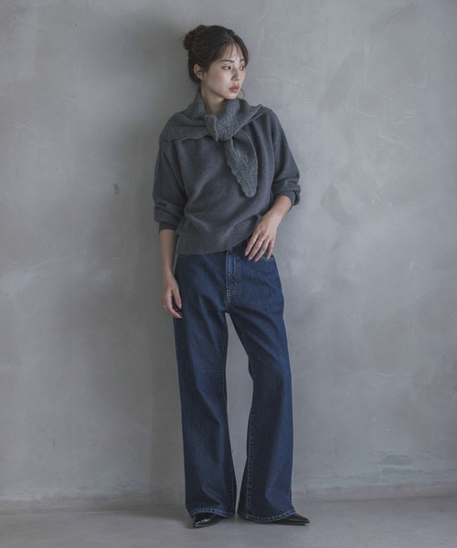 URBAN RESEARCH Sonny Label(アーバンリサーチサニーレーベル)の「ブーツカットデニム(デニムパンツ・レディース・インディゴブルー/ライトインディゴブルー・34/36/38)」の7枚目の写真