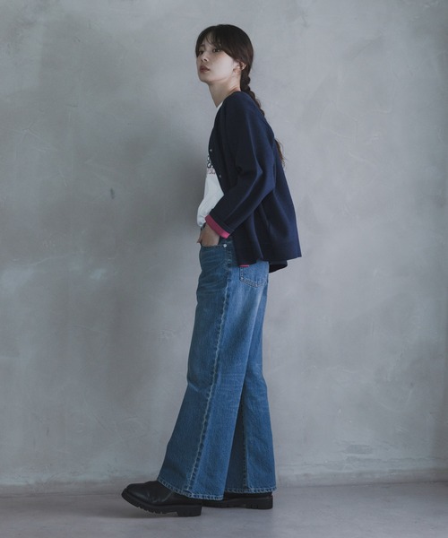 URBAN RESEARCH Sonny Label(アーバンリサーチサニーレーベル)の「ブーツカットデニム(デニムパンツ・レディース・インディゴブルー/ライトインディゴブルー・34/36/38)」の14枚目の写真