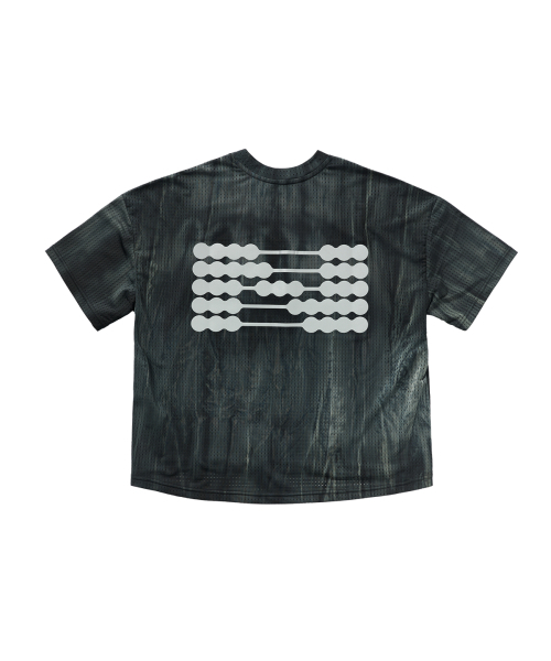 NEGATIVE SPLIT CLUB（ネガティブスピリットクラブ）の「(W) エアベントタイダイレイシングドットシンボルクロップTシャツ (ミッドナイト)（Tシャツ/カットソー・レディース・その他・WS/WM）」の2枚目の写真