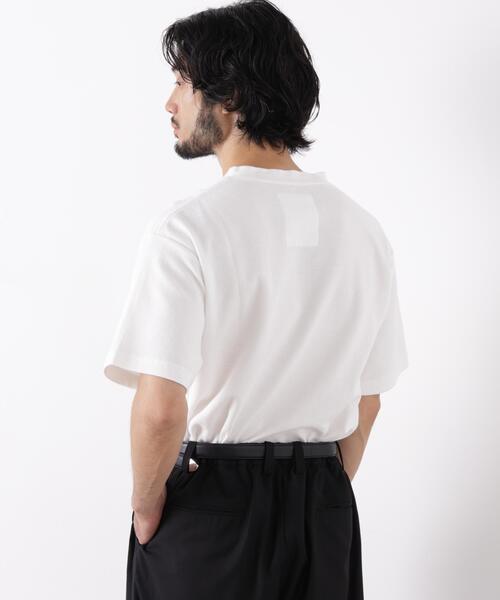 NANO universe(ナノユニバース)の「「surplus」 サーマルヘンリーハーフスリーブ(Tシャツ/カットソー・メンズ・ブラック/ボルドー/ホワイト・M/L/S)」の14枚目の写真
