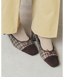 キャップトゥ 3cmパンプス