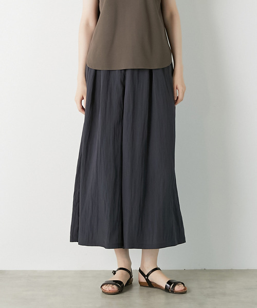 LOGEMENT DE CLAIRE(ロジュモンドクレール)の「【LOURMARIN】イージーキュロットパンツ(その他パンツ・レディース・ベージュ/ネイビー/ピンクベージュ・FREE)」の1枚目の写真