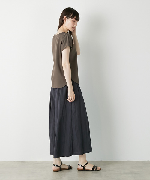 LOGEMENT DE CLAIRE(ロジュモンドクレール)の「【LOURMARIN】イージーキュロットパンツ(その他パンツ・レディース・ベージュ/ネイビー/ピンクベージュ・FREE)」の13枚目の写真