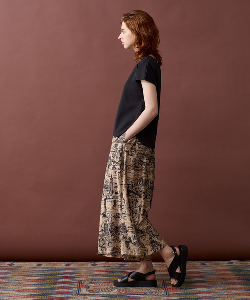 LOGEMENT DE CLAIRE(ロジュモンドクレール)の「【LOURMARIN】イージーキュロットパンツ(その他パンツ・レディース・ベージュ/ネイビー/ピンクベージュ・FREE)」の15枚目の写真