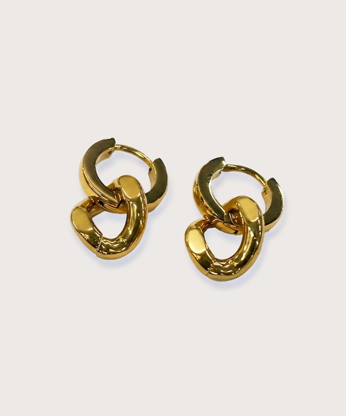 kiehtova(キエトヴァ)の「【kiehtova】LOOP PIERCE/ループ ピアス KT38(ピアス(両耳用)・レディース・ゴールド/シルバー・FREE)」の2枚目の写真