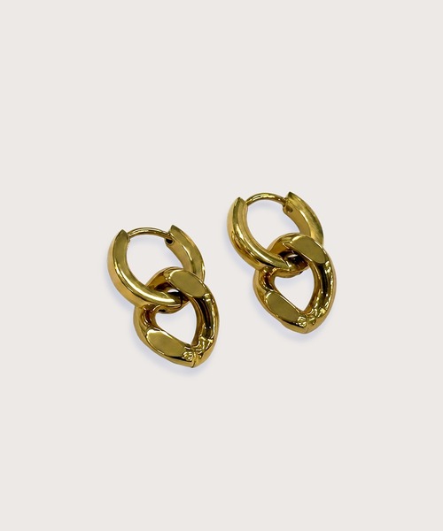 kiehtova(キエトヴァ)の「【kiehtova】LOOP PIERCE/ループ ピアス KT38(ピアス(両耳用)・レディース・ゴールド/シルバー・FREE)」の3枚目の写真