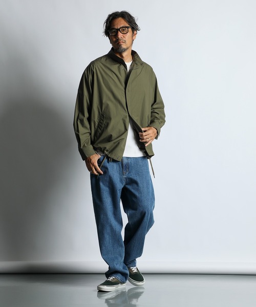 The DUFFER of ST.GEORGE(ザダファーオブセントジョージ)の「【WEB限定アイテム】SHORT MODS SHIRT:ショートモッズシャツ / シャツアウター / ライトアウター(ミリタリージャケット・メンズ・ブラック/カーキ・X-LARGE/LARGE/MEDIUM/SMALL)」の4枚目の写真