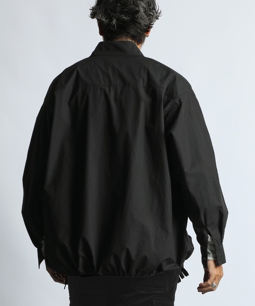 The DUFFER of ST.GEORGE(ザダファーオブセントジョージ)の「【WEB限定アイテム】SHORT MODS SHIRT:ショートモッズシャツ / シャツアウター / ライトアウター(ミリタリージャケット・メンズ・ブラック/カーキ・X-LARGE/LARGE/MEDIUM/SMALL)」の6枚目の写真