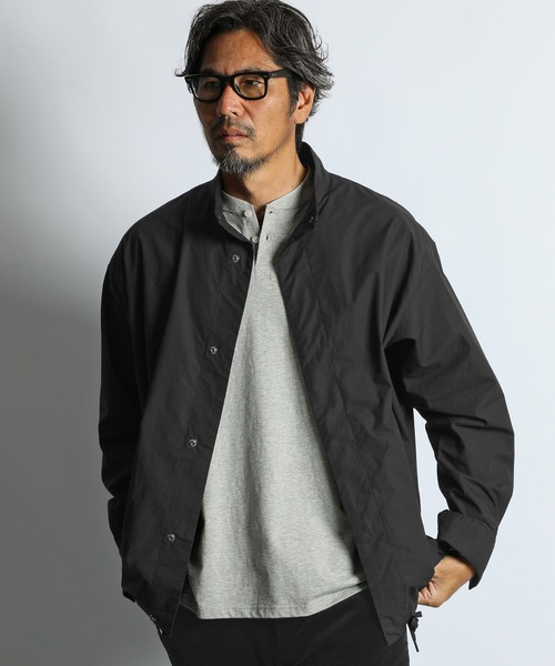 The DUFFER of ST.GEORGE(ザダファーオブセントジョージ)の「【WEB限定アイテム】SHORT MODS SHIRT:ショートモッズシャツ / シャツアウター / ライトアウター(ミリタリージャケット・メンズ・ブラック/カーキ・X-LARGE/LARGE/MEDIUM/SMALL)」の7枚目の写真