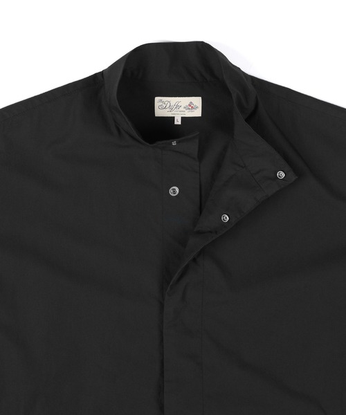The DUFFER of ST.GEORGE(ザダファーオブセントジョージ)の「【WEB限定アイテム】SHORT MODS SHIRT:ショートモッズシャツ / シャツアウター / ライトアウター(ミリタリージャケット・メンズ・ブラック/カーキ・X-LARGE/LARGE/MEDIUM/SMALL)」の12枚目の写真