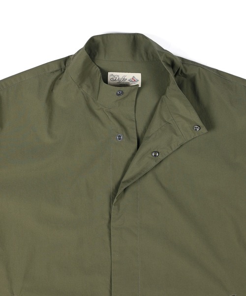 The DUFFER of ST.GEORGE(ザダファーオブセントジョージ)の「【WEB限定アイテム】SHORT MODS SHIRT:ショートモッズシャツ / シャツアウター / ライトアウター(ミリタリージャケット・メンズ・ブラック/カーキ・X-LARGE/LARGE/MEDIUM/SMALL)」の13枚目の写真