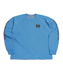NIGHTWORKDEPT（ナイトワークデプト）の「Waffle Loose Fit Long Sleeve T-shirt_Blue（Tシャツ/カットソー）」