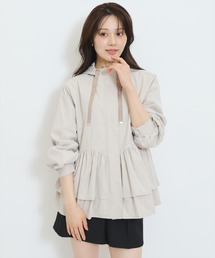 WILLSELECTION（ウィルセレクション）の「ギャザーペプラムブルゾン（その他アウター）」