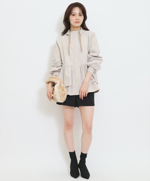 WILLSELECTION(ウィルセレクション)の「ギャザーペプラムブルゾン(その他アウター・レディース・ブラック/ピンク/ベージュ・FREE)」の13枚目の写真