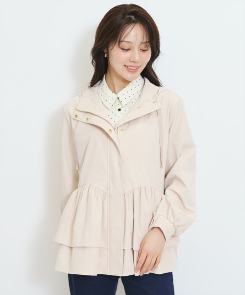 WILLSELECTION(ウィルセレクション)の「ギャザーペプラムブルゾン(その他アウター・レディース・ブラック/ピンク/ベージュ・FREE)」の15枚目の写真