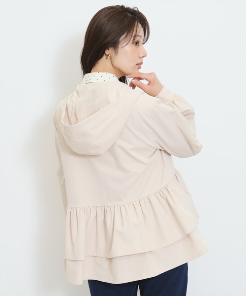 WILLSELECTION(ウィルセレクション)の「ギャザーペプラムブルゾン(その他アウター・レディース・ブラック/ピンク/ベージュ・FREE)」の5枚目の写真