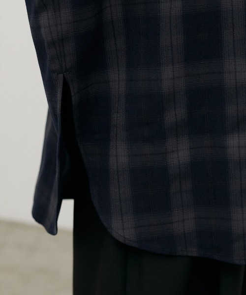 LARUTA(ラルータ)の「【LARUTA】チェック柄シャツプルオーバー(シャツ/ブラウス・レディース・ブラウン/ネイビー・FREE)」の22枚目の写真