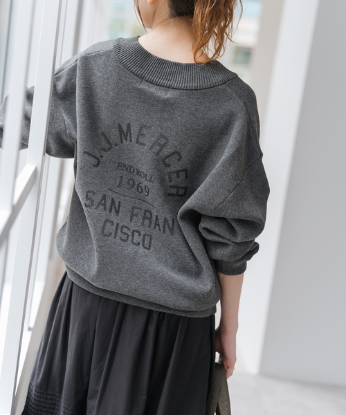 Spick & Span(スピックアンドスパン)の「《WEB限定 / 追加》J.J.Mercer / ジェイジェイマーサー 別注 Vネックプルオーバー(ニット/セーター・レディース・チャコールグレー・FREE)」の9枚目の写真