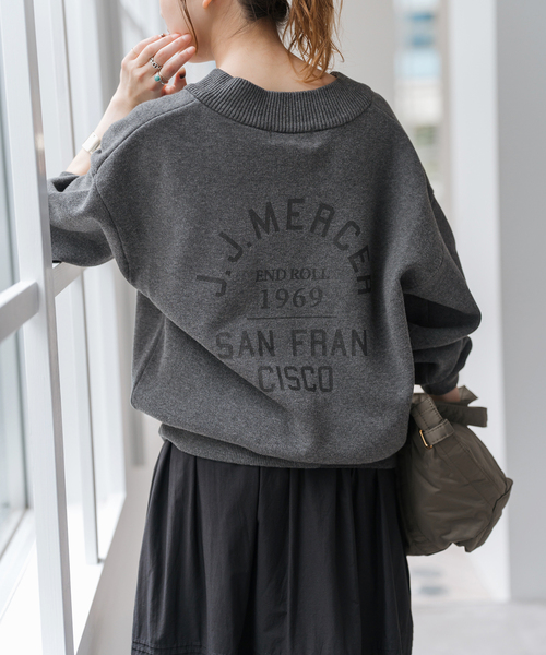 Spick & Span(スピックアンドスパン)の「《WEB限定 / 追加》J.J.Mercer / ジェイジェイマーサー 別注 Vネックプルオーバー(ニット/セーター・レディース・チャコールグレー・FREE)」の10枚目の写真