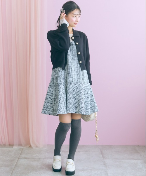 marun(マルン)の「<大きいサイズ>袖口リボンレーステレコリブカットソートップス marun(Tシャツ/カットソー・レディース・アイボリー/チャコールグレー/ピンク系・4L/3L/L/LL/5L)」の15枚目の写真