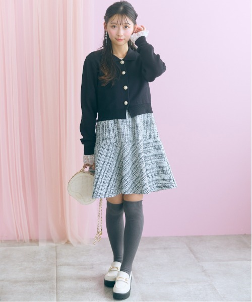 marun(マルン)の「<大きいサイズ>袖口リボンレーステレコリブカットソートップス marun(Tシャツ/カットソー・レディース・アイボリー/チャコールグレー/ピンク系・4L/3L/L/LL/5L)」の21枚目の写真