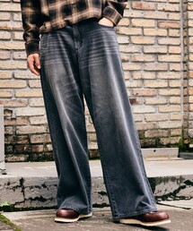 FREAK'S STORE（フリークスストア）の「限定展開 ワイド ストレート デニムパンツ（その他パンツ）」
