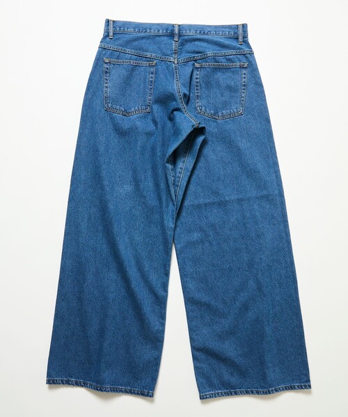FREAK'S STORE(フリークスストア)の「限定展開 ワイド ストレート デニムパンツ(その他パンツ・メンズ・チャコールグレー/ブラック/ネイビー/ブルー・SMALL/MEDIUM/LARGE)」の6枚目の写真