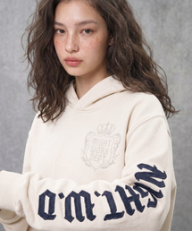 ARCHIVE CREST HOODIE_LIGHT BEIGE
