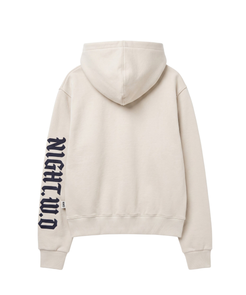 NIGHTWORKDEPT（ナイトワークデプト）の「ARCHIVE CREST HOODIE_LIGHT BEIGE（パーカー・レディース・その他・SMALL/MEDIUM）」の3枚目の写真