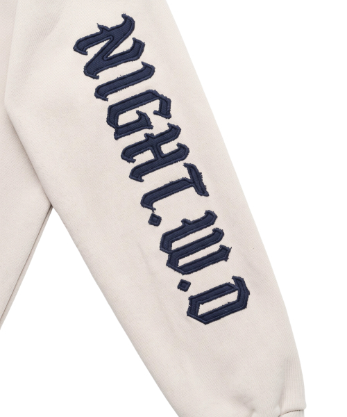 NIGHTWORKDEPT（ナイトワークデプト）の「ARCHIVE CREST HOODIE_LIGHT BEIGE（パーカー・レディース・その他・SMALL/MEDIUM）」の4枚目の写真