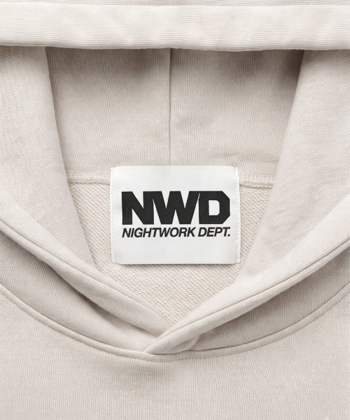 NIGHTWORKDEPT（ナイトワークデプト）の「ARCHIVE CREST HOODIE_LIGHT BEIGE（パーカー・レディース・その他・SMALL/MEDIUM）」の6枚目の写真
