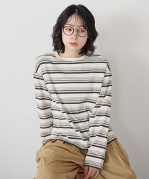 ワイドなボーダーロンT