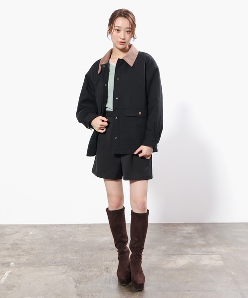 Honeys(ハニーズ)の「カバーオール(カバーオール・レディース・ベージュ/カーキ/ブラック・L/S/LL/M)」の5枚目の写真