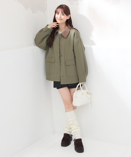 Honeys(ハニーズ)の「カバーオール(カバーオール・レディース・ベージュ/カーキ/ブラック・L/S/LL/M)」の8枚目の写真