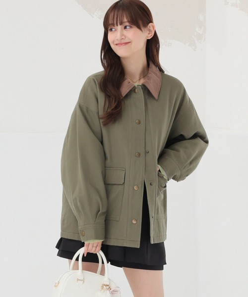 Honeys(ハニーズ)の「カバーオール(カバーオール・レディース・ベージュ/カーキ/ブラック・L/S/LL/M)」の10枚目の写真