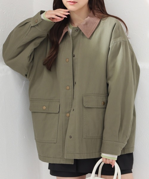 Honeys(ハニーズ)の「カバーオール(カバーオール・レディース・ベージュ/カーキ/ブラック・L/S/LL/M)」の12枚目の写真