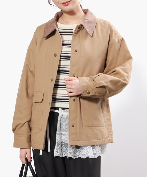 Honeys(ハニーズ)の「カバーオール(カバーオール・レディース・ベージュ/カーキ/ブラック・L/S/LL/M)」の16枚目の写真